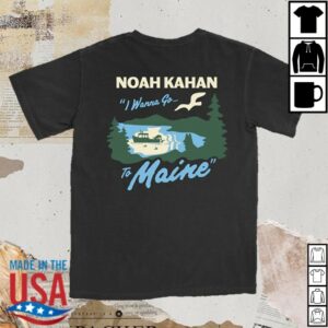 Noah Kahan Merch Maine Fishing Tee