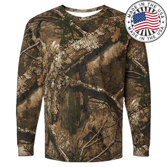 Noah Kahan Merch Stick Season Camo Longsleeve 3 Noah Kahan Merch Stick Season Camo Longsleeve