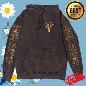 Noah Kahan Merch Stick Season Hoodie Vintage Black