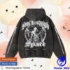 Not Enough Space Merch Store Wendigo Mineral Wash Hoodie