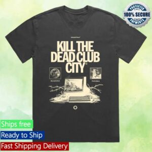 kenny Nothing But Thieves Store Merch Kill The Dead Club City Vintage Black Tee