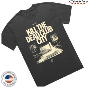 kenny Nothing But Thieves Store Merch Kill The Dead Club City Vintage Black Tees
