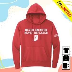 kenny Obvious Shirts Merch Store Never Daunted. Never Defeated Hoodie