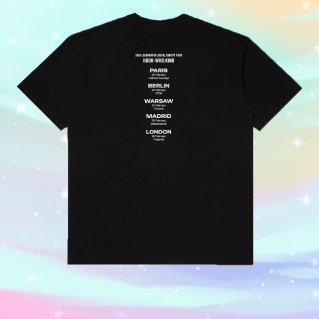 Official Root Company Merch Store Lee Minhyuk (Huta) Europe Tour Shirt Black 3 Official Root Company Merch Store Lee Minhyuk (Huta) Europe Tour Shirt Black