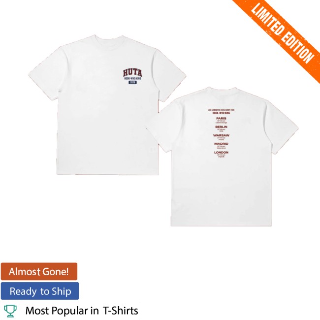 Official Root Company Merch Store Lee Minhyuk (Huta) Europe Tour Shirt White 2 Official Root Company Merch Store Lee Minhyuk (Huta) Europe Tour Shirt White