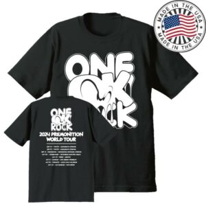 kenny One Ok Rock Us Store Merch Shop Premonition World Tour Tee