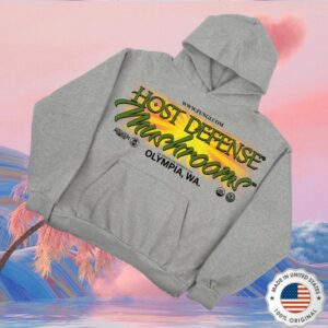 kenny Online Ceramics Merch Store Host Defense Grey Hoodies