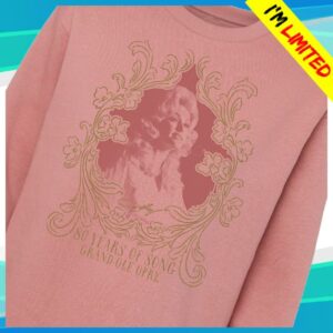 kenny Opry Shop Merch Opry X Dolly Parton Gold Frame Crew Sweatshirtr