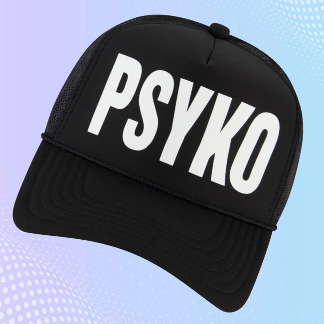 kenny Osamason Merch Store Psyko Trucker Hat Blacks kenny Osamason Merch Store Psyko Trucker Hat Blacks