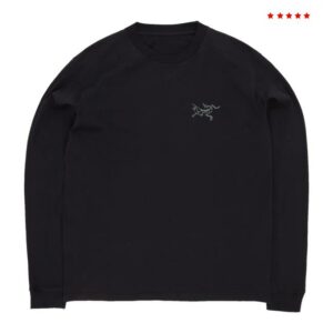 kenny Outsiders Store Merch Arcteryx Mens Kragg Sl Long Sleeve T Shirt Black