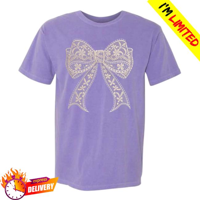 Palmetto Moon Store Merch Shop Dash Forward Lace Bow Short Sleeve T-Shirt 2 Palmetto Moon Store Merch Shop Dash Forward Lace Bow Short Sleeve T-Shirt
