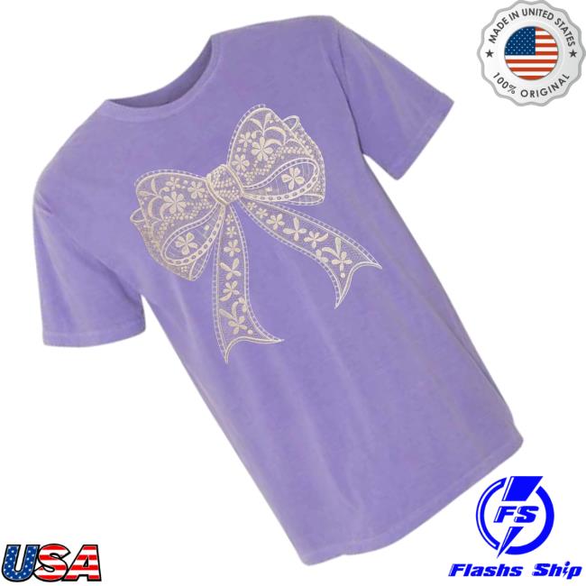 Palmetto Moon Store Merch Shop Dash Forward Lace Bow Short Sleeve T-Shirt 3 Palmetto Moon Store Merch Shop Dash Forward Lace Bow Short Sleeve T-Shirt