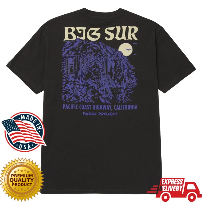 Parks Project Merch Big Sur Bridges Puff Print Tee 4 Parks Project Merch Big Sur Bridges Puff Print Tee
