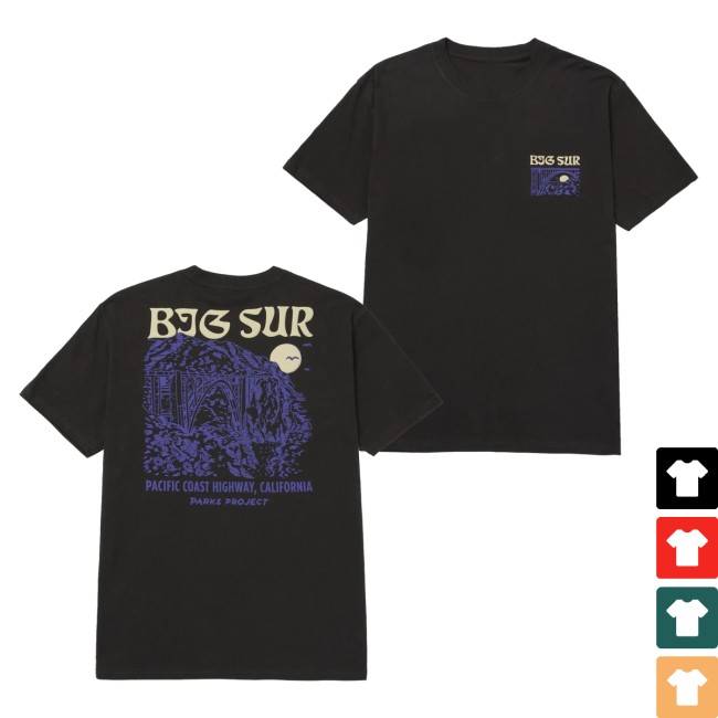 Parks Project Merch Big Sur Bridges Puff Print Tee 5 Parks Project Merch Big Sur Bridges Puff Print Tee