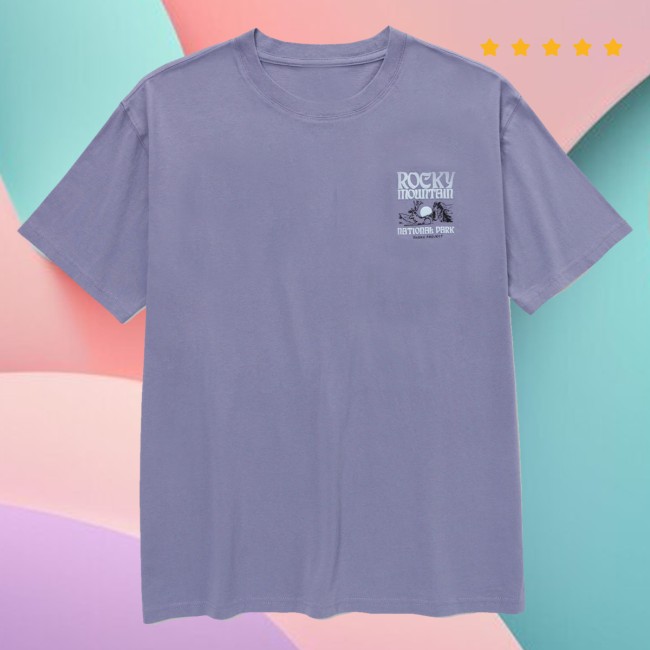 Parks Project Merch Rocky Mountain Puff Print Tee 4 Parks Project Merch Rocky Mountain Puff Print Tee