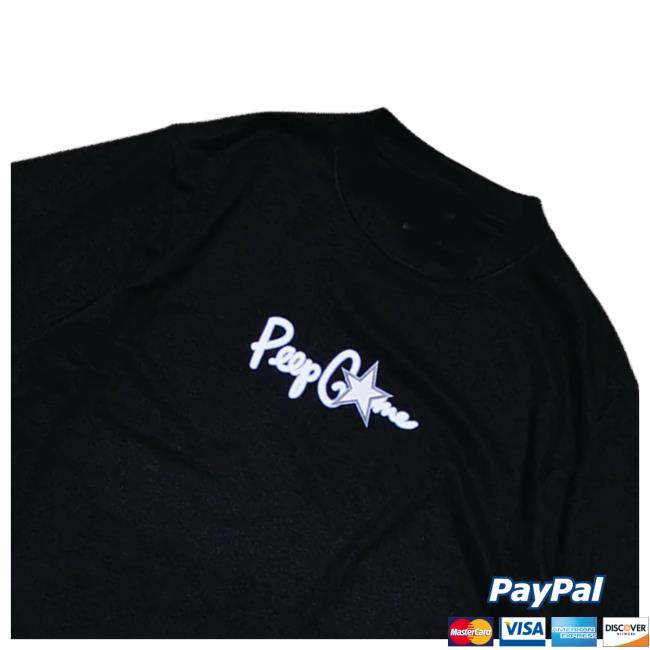 kenny Peepgameltd Merch Shop Store Peep Game One Star Script Logo T Shirte kenny Peepgameltd Merch Shop Store Peep Game One Star Script Logo T Shirte