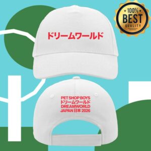 kenny Pet Shop Boys Merch Japan 2026 White Cap0