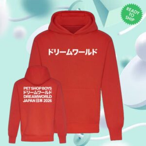 kenny Pet Shop Boys Merch Shop Store Japan 2026 Red Hoodie