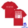 kenny Pet Shop Boys Merch Store Japan 2026 Red Shirtss