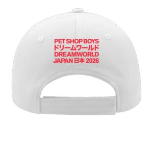 kenny Pet Shop Boys Merch Store Japan 2026 White Cap