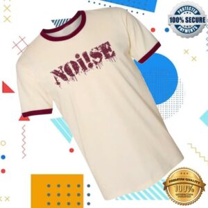 kenny Pirates Press Records Merch Noi!Se Logo Maroon Ringer T Shirts