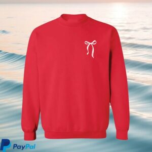 Purple & Pearls Merch Store Simple Bow Sweatshirt