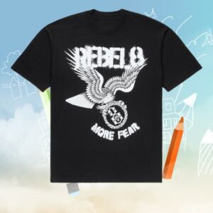 kenny Rebel8 Merch Store More Fear USA Shirt Black