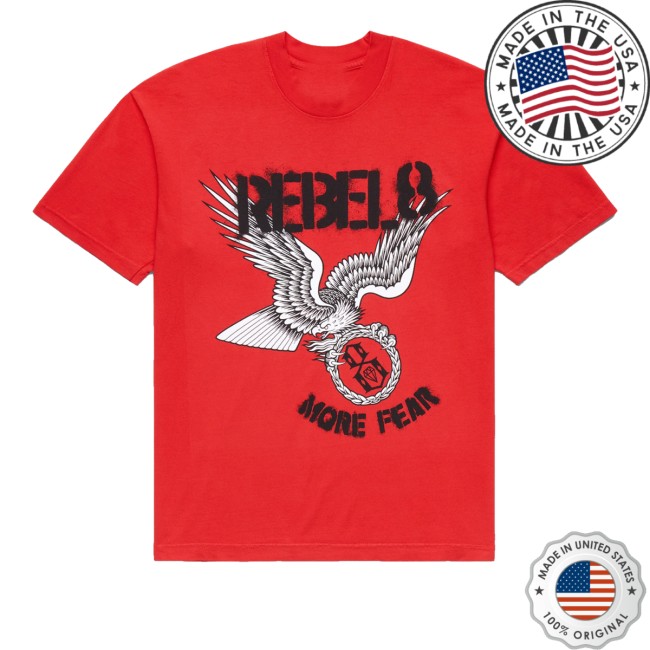 kenny Rebel8 Merch Store More Fear USA Shirt kenny Rebel8 Merch Store More Fear USA Shirt
