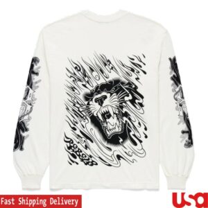 kenny Rebel8 Merch Store Tangled Panthers USA Long Sleeve Shirt 1