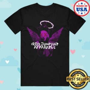 Red Jumpsuit Apparatus Merch Angel Black Shirt