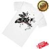 Red Jumpsuit Apparatus Merch Butterfly White Shirt