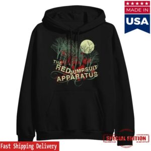 Red Jumpsuit Apparatus Merch Forest Black Hoodie