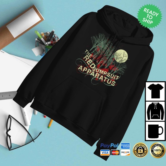 Red Jumpsuit Apparatus Merch Forest Black Hoodie 3 Red Jumpsuit Apparatus Merch Forest Black Hoodie