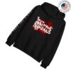 Red Jumpsuit Apparatus Merch Splatter Logo Black Hoodie