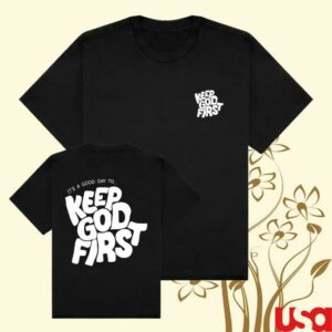 kenny Red Letter Clothing Merch Shop Keep God First Tee