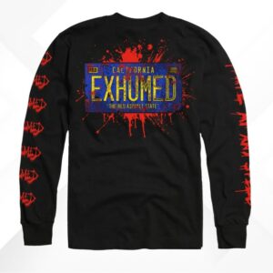 kenny Relapse Records Merch Store Exhumed Red Asphalt Longsleeves kenny Relapse Records Merch Store Exhumed Red Asphalt Longsleeves