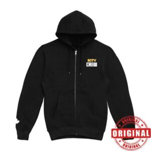kenny Retrokid Merch Store Sctv Crew Full Zip Hoodie Black