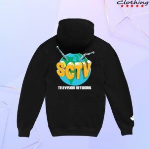 kenny Retrokid Merch Store Sctv Crew Full Zip Hoodie Blacka