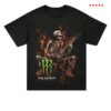 Rise Records Merch Store Monster Skeleton Black Shirt