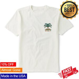 kenny Roark Merch Store Moto Palm Premium Tee Off White