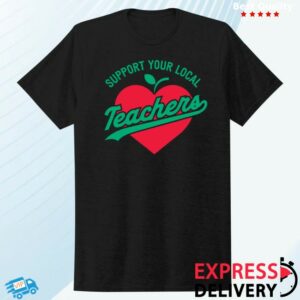 kenny Rockford Merch Support Your Local Teacher Tee