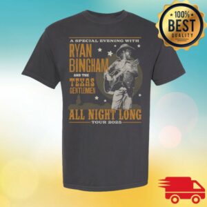 kenny Ryan Bingham Merch Store 2025 All Night Long Fall Tour Shirts