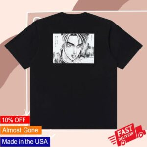 kenny SAU Black Eye Patch Merch Shop Store Initial D Tee Black