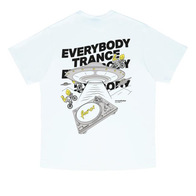 kenny SAU Farci Studio Store Merch Shop Tee Trance White kenny SAU Farci Studio Store Merch Shop Tee Trance White