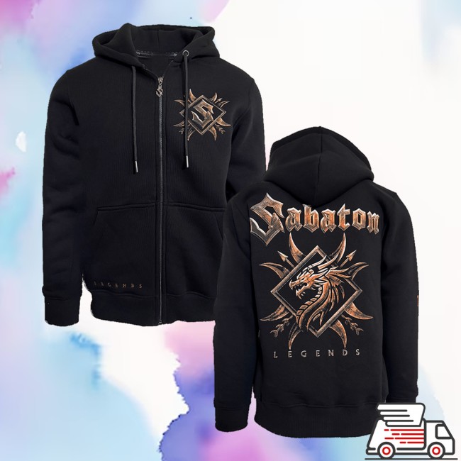 Sabaton Merch Store Legends Premium Zip Hoodie 3 Sabaton Merch Store Legends Premium Zip Hoodie