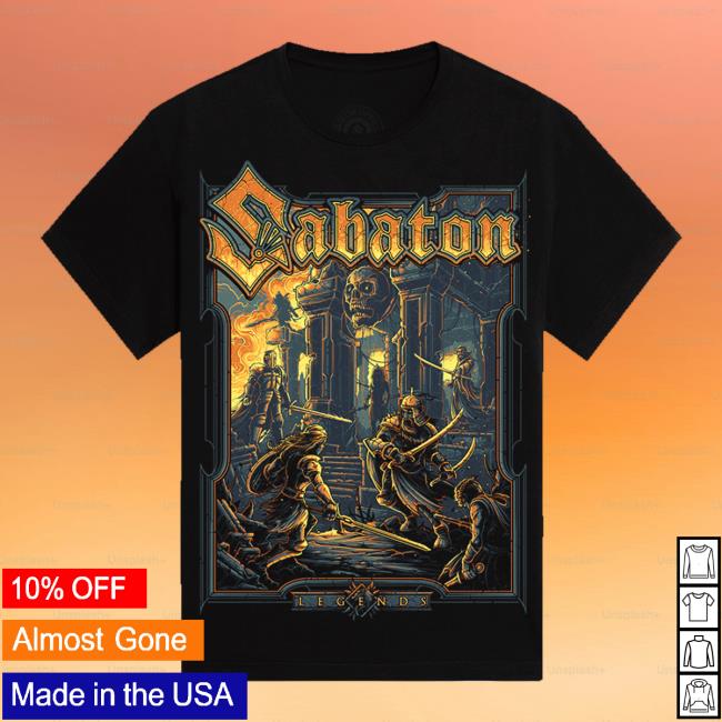 Sabaton Store Merch Shop The Legendary Tour 2025 T-Shirt 2 Sabaton Store Merch Shop The Legendary Tour 2025 T-Shirt