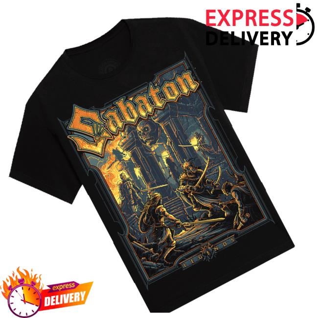 Sabaton Store Merch Shop The Legendary Tour 2025 T-Shirt 3 Sabaton Store Merch Shop The Legendary Tour 2025 T-Shirt