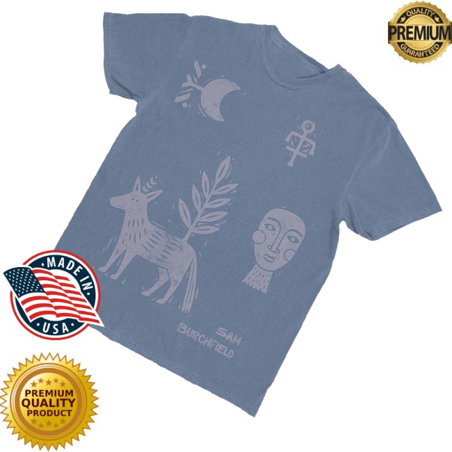 Sam Burchfield Merch Store Block Print Shirt 3 Sam Burchfield Merch Store Block Print Shirt