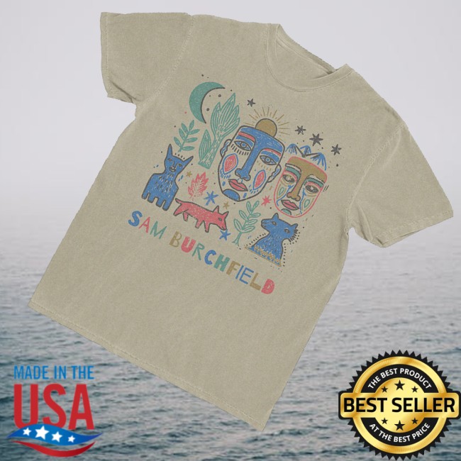 Sam Burchfield Merch Store Folk Collage Shirt 3 Sam Burchfield Merch Store Folk Collage Shirt