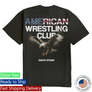 kenny Santo Studio Merch American Wrestling Tee1